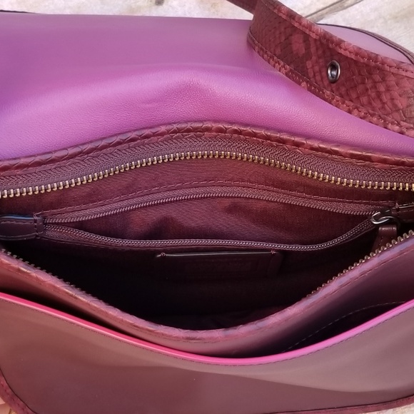 New Coach Patricia Exotic Trim Crossbody - Picture 4 of 5